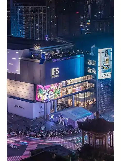 长沙ifs国金中心快闪店场地活动平面图