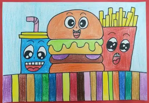 《汉堡可乐薯条》