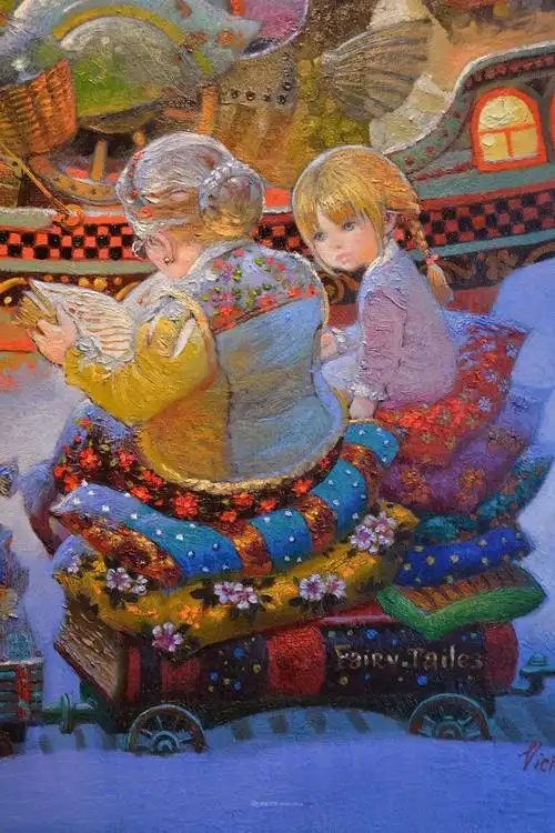 俄罗斯油画家的童话世界:愿你永远是个孩子!