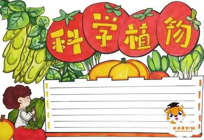 科学植物手抄报简单又漂亮,科学植物手抄报内容,科学植物手抄报简单