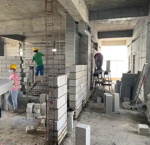 区院区项目2020年11月9日工程简报 写美篇1,后勤宿舍楼:十层砌体砌筑