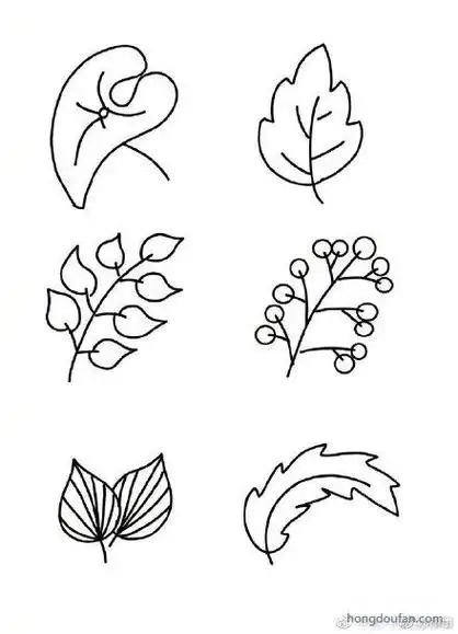 叶子简笔画带颜色怎么画查找更多 秋天树叶简笔画图片画法和步骤尽在