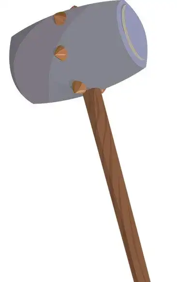 卡通锤子设计素材