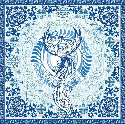 传统图纹——丝巾设计