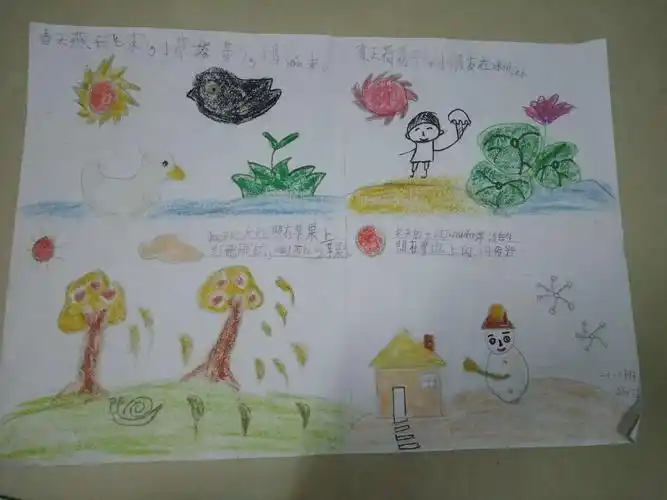 儿童创意绘本故事——定南四小朝阳一(1)班读写绘《四个太阳》