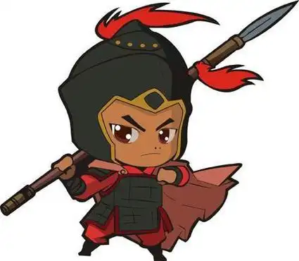 将军简笔画彩色