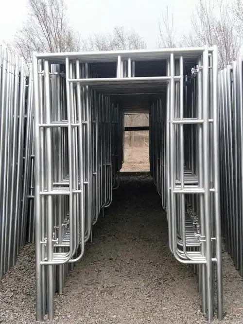 门式脚手架1.7*0.95手脚架钢管镀锌脚手架门型移动脚手架建筑施工