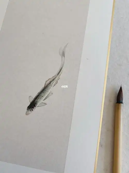 国画小鱼
