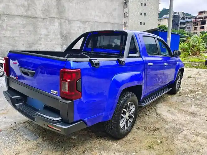 新到店,一手江铃域虎7柴油四驱皮卡,20年9月上牌,费用一整 - 抖音