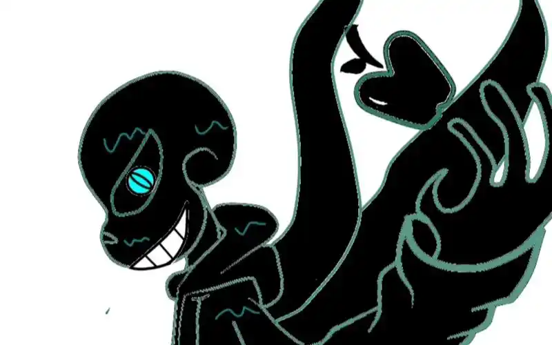 【指绘】"沉溺在负面情绪的狂欢中吧!"nightmare sans 绘画