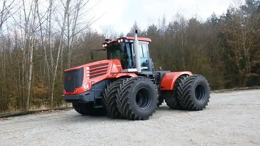 农机首发:试驾俄罗斯440马力kirovets基洛维兹k744拖拉机