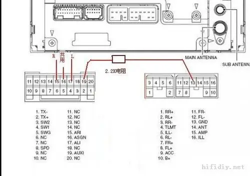hifidiy论坛求个大连松下cqjs6930aka的车机接线图