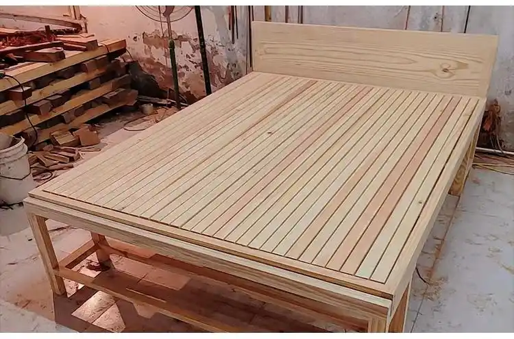 实木床传统棕绷床架棕棚床头架子原木实木老款绷子床农村老式架子床 a