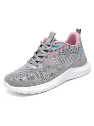 品牌断码特价鞋子女春季新款休闲运动女鞋韩版时尚透气旅游鞋gn90灰色