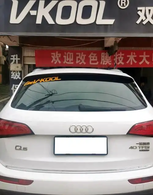 新款威固3d立体小黄标太阳膜标志车贴汽车车窗玻璃装饰贴画贴纸