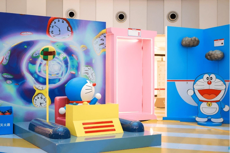 和哆啦a梦一起开启时空穿梭之旅,虹桥南丰城的"时光机"准备好了_道具