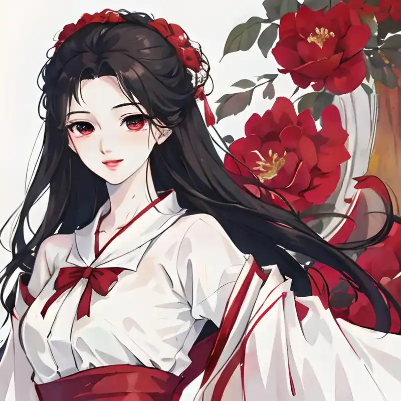 新作  | 红色汉服女神头像,倾情于华服之美 些红色汉服头像,每一个都