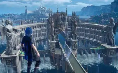 最终幻想15飞行环游整座水都