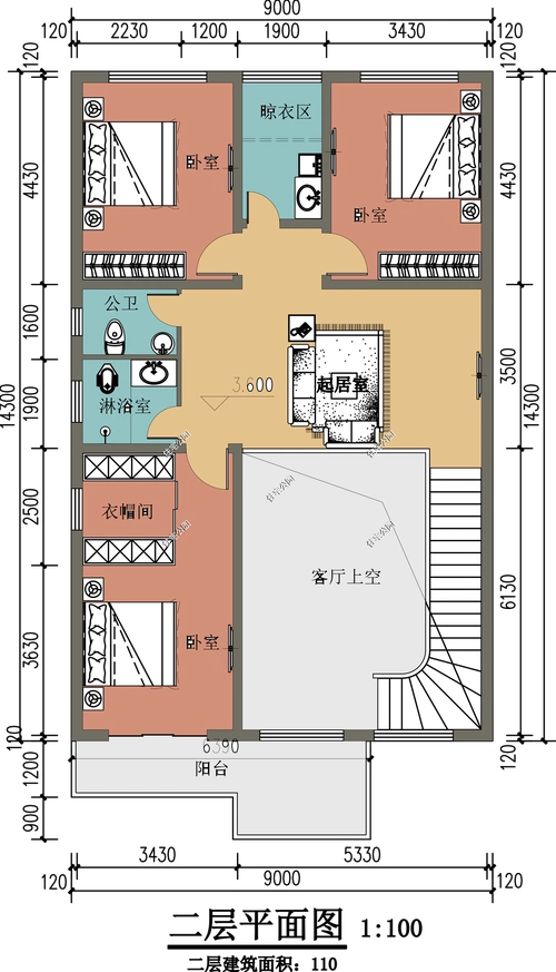 原创想回农村建房宅基地宽9米长16米怎么设计比较好