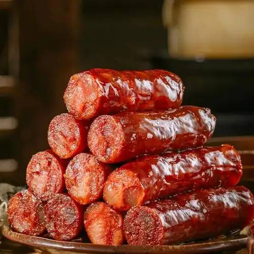 四川腊肠风干正宗麻辣香肠手工排骨香肠烟熏腊肉重庆腊肠四川特产_爱