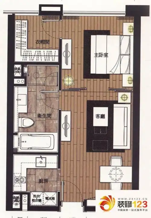 保利世贸公寓户型图酒店式公寓c .