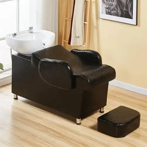 发廊洗头床半躺式图片