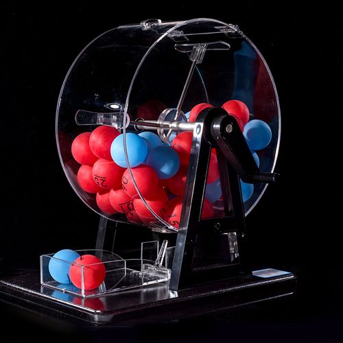摇奖机抽奖道具抽奖机双色球选号摇奖箱摇号转盘