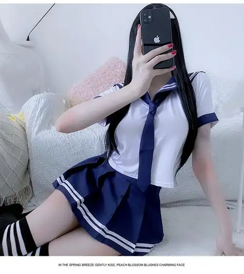 情绪内衣日系jk制服水手服情趣女性感学生诱惑超短裙校服海军软妹装可