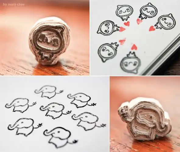 橡皮章~小动物很有趣