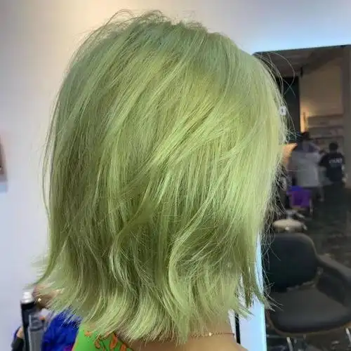 神仙发色牛油果绿染发剂膏自己染显白高富帅学生党2022流行款 牛油果