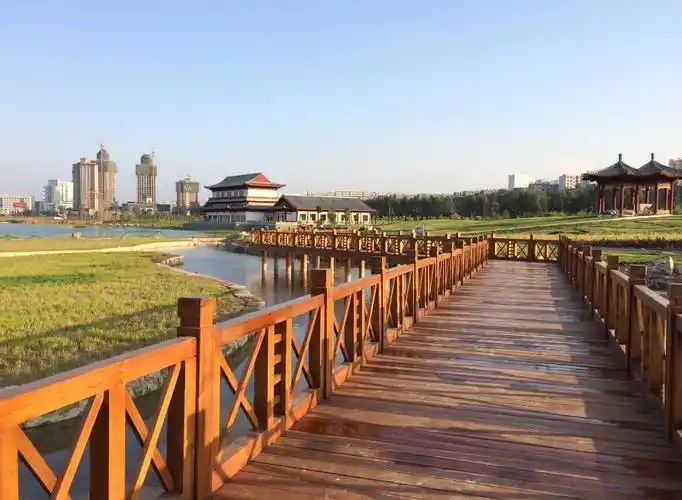 四川景区木栈道木栏杆户外地板