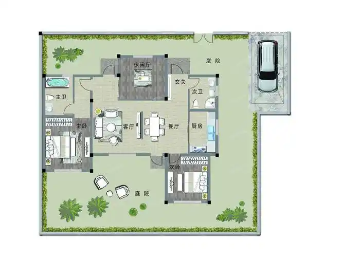 汇丰濮水小镇桃花源户型图