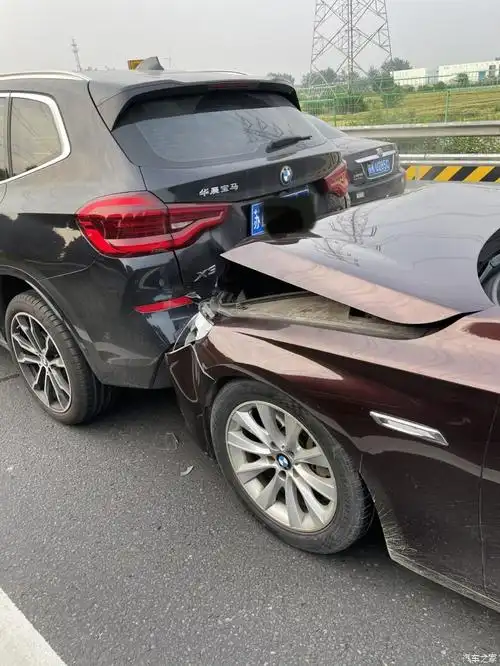 【图】新车3个月被追尾._宝马x3论坛_汽车之家论坛