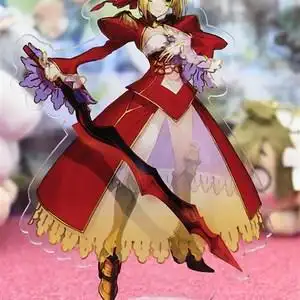 君邮fatefgo花嫁q新娘尼禄满破红裙亚包暴克力摆件立板立牌立绘