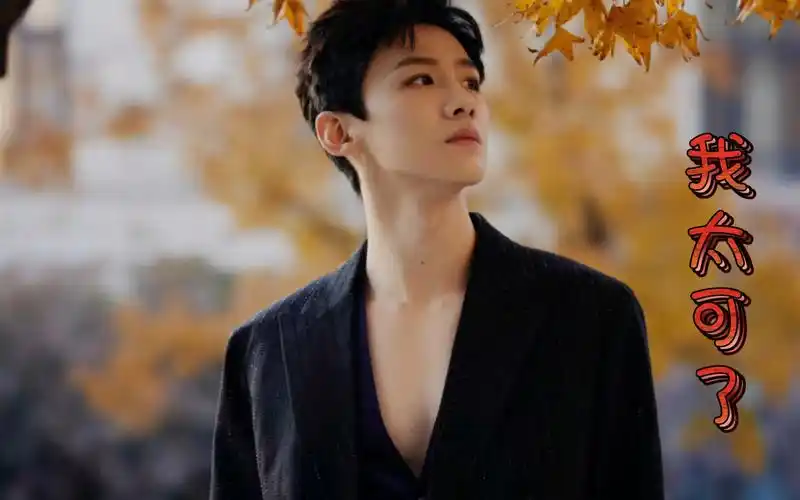 活动  【白敬亭】极简黑西装压迫感有多强