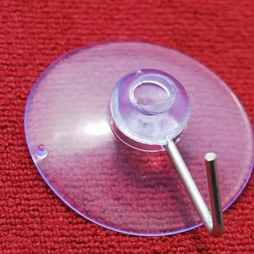 带钩pvc真空强力透明吸盘无痕挂钩日用品收纳厨房用品35mm图片