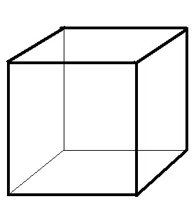 立方体的每个面都是正方形但是画到纸上,只有( )面是正方形,为什么?