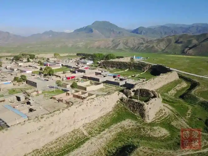 高拍甘南夏河八角古城