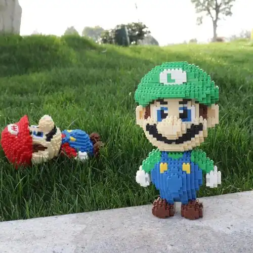 hc兼容乐高小颗粒积木益智拼装儿童玩具拼图马里奥龙猫厂家直销