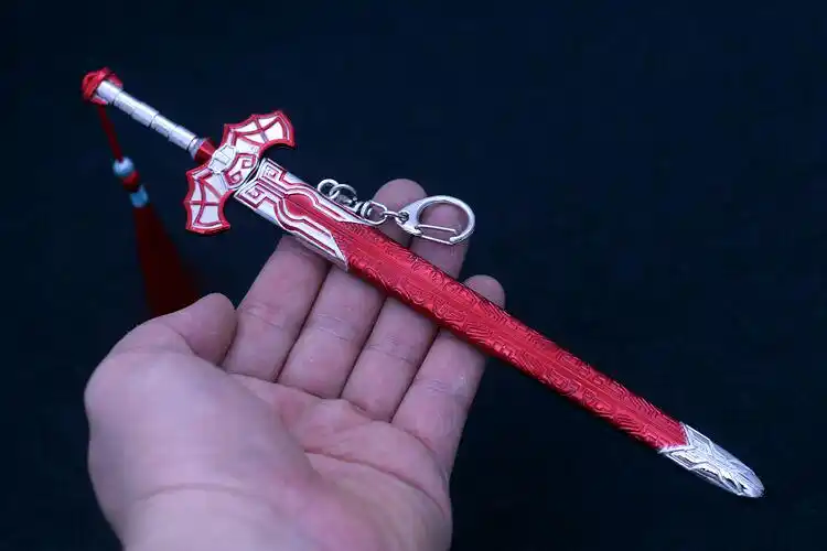 天行血衣侯白亦非黑白玄翦金属带鞘刀玄剪剑模型游戏