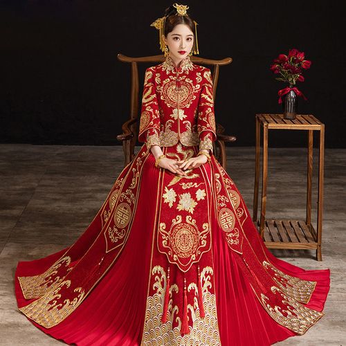 秀禾服新娘2021中式礼服龙凤褂出阁服