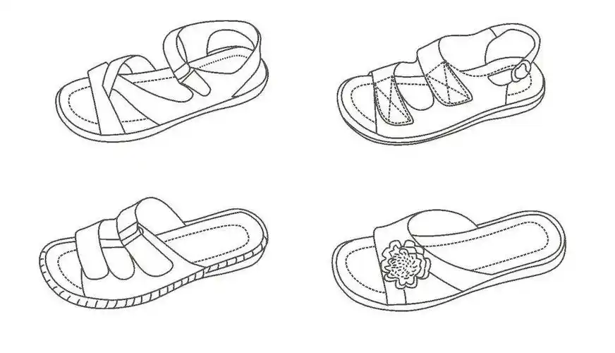 4鞋矢量凉鞋图片