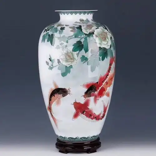 顾澄清金玉满堂醴陵釉下五彩瓷彩绘陶瓷图片