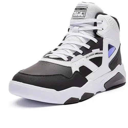 361男鞋运动鞋冬季新款高帮加毛运动生活鞋男