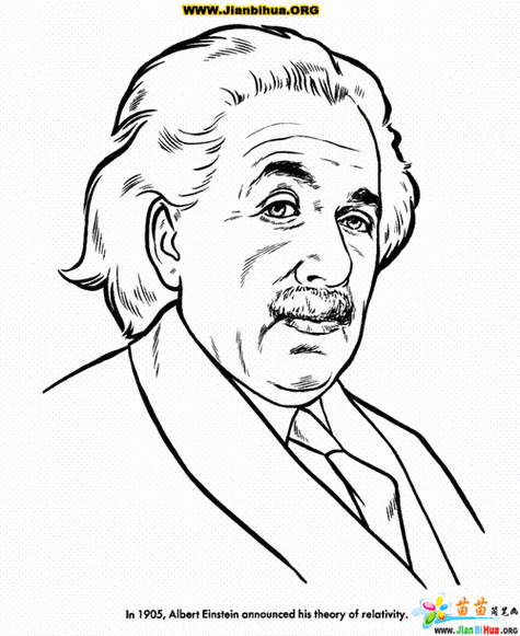 小学生名人简笔画