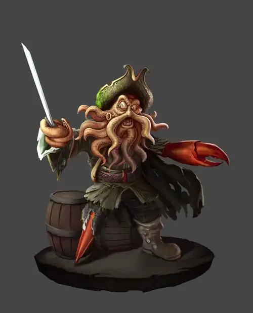 加勒比海盗q版|插画|创作习作|流浪画师海艺 - 原创作品 - 站酷