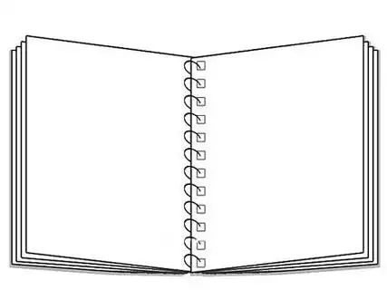 笔记本简笔画 笔记本简笔画图片