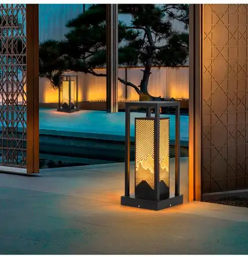 恒茂源草坪灯户外新中式庭院灯led防水草地灯别墅花园灯小区创意景观