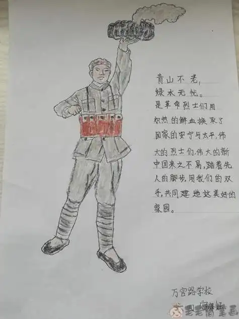 笔画英雄人物的简笔画有哪些抗日小英雄儿童简笔画红色革命烈士简笔画