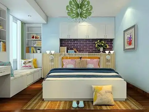 小户型女生卧室装修效果图 10平米卧室装修设计